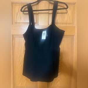 Torrid Black Corset Style Camisole Top